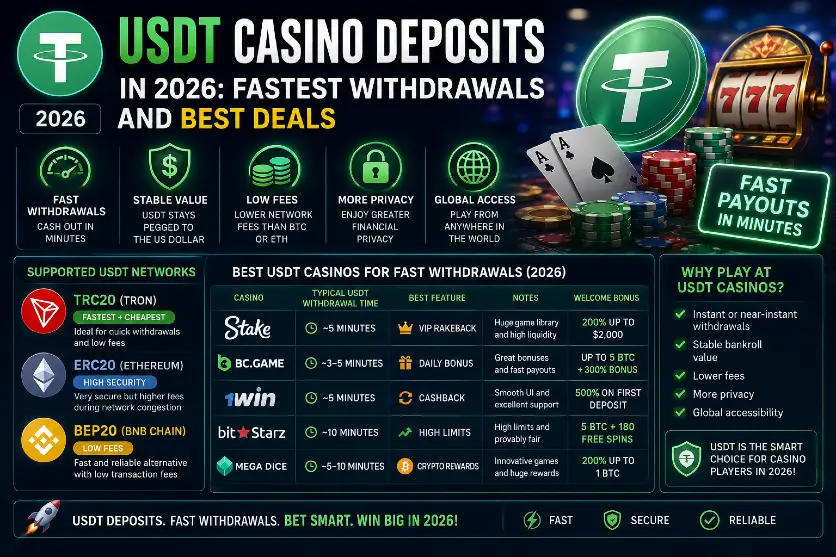 USDT Casino Deposits in 2026